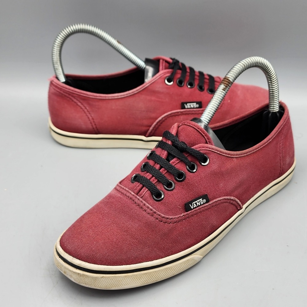Vans Off the Wall TB9C Classic Authentic Maroon Women's Size 7 Men's 5.5